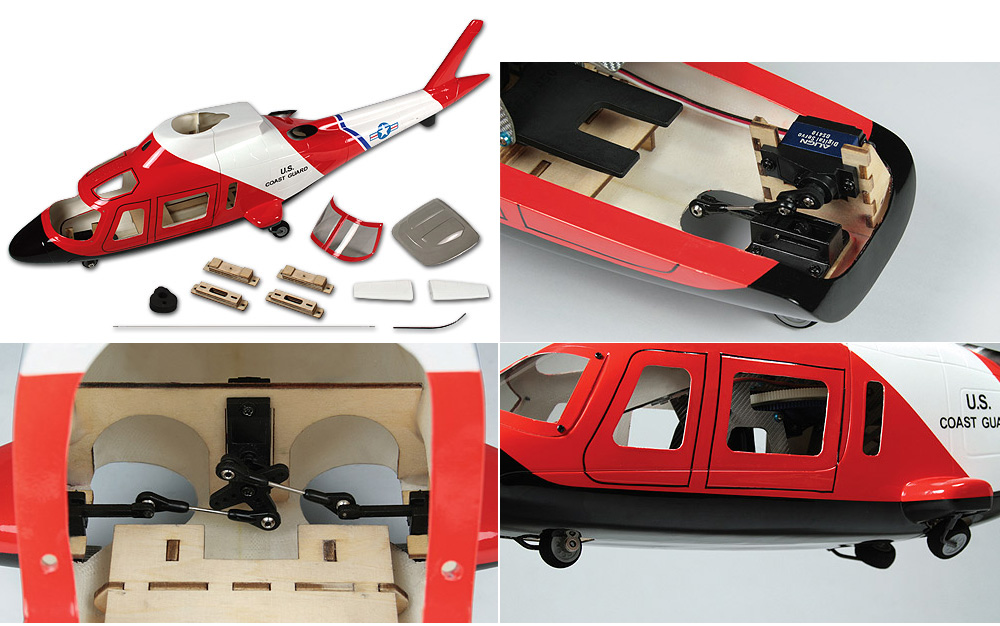 AGUSTA A-109 450 Scale FuselageCod: HF4502 | Cod: HF4502